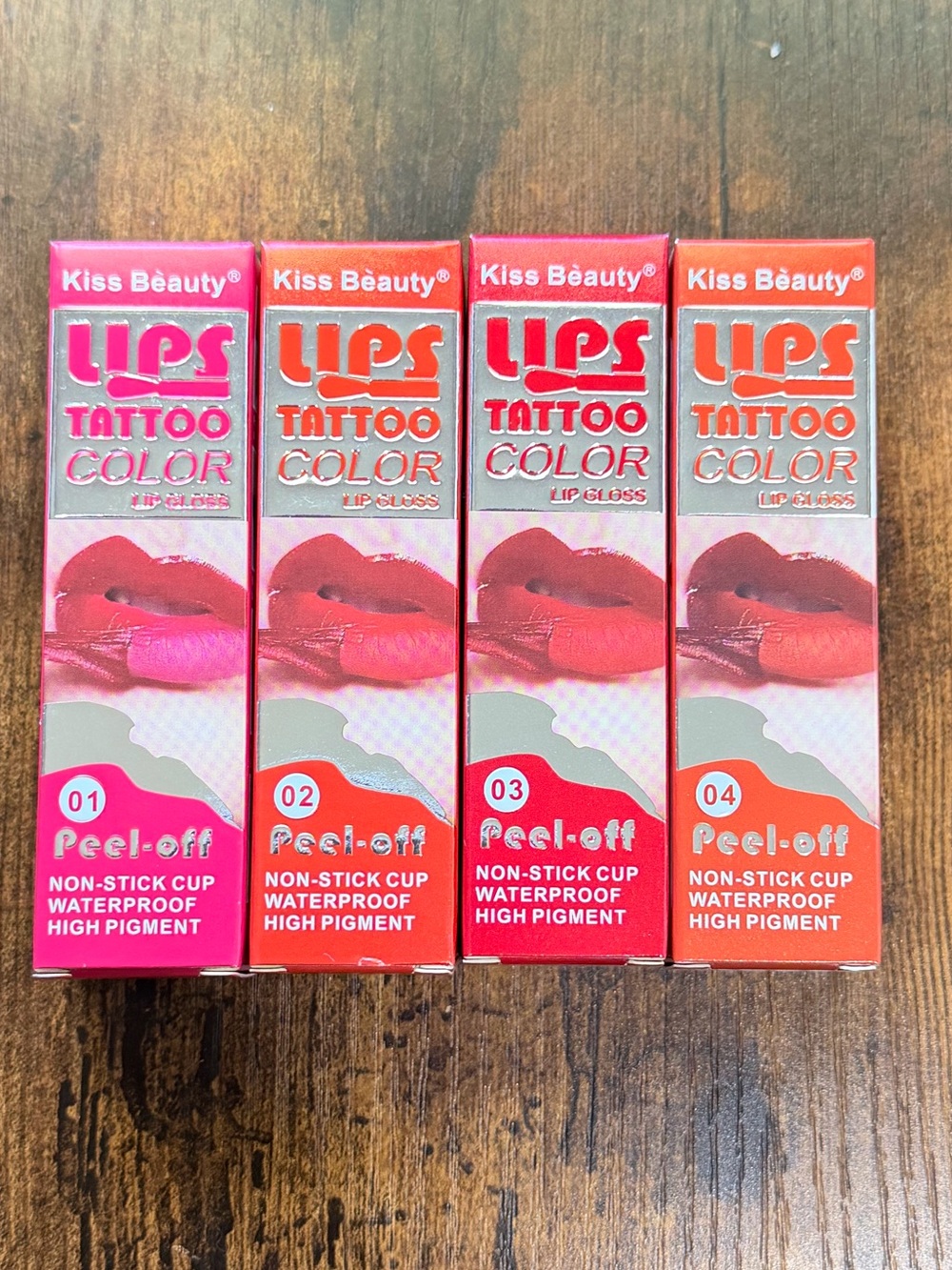 KISS BEAUTY Lips Tattoo Color Peel-Off Lip Tint